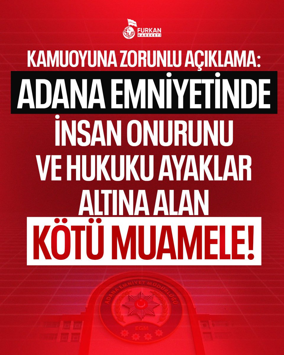 elifwsskr's tweet photo. #AdanaEmniyeti
Gözaltında KötüMuamele https://t.co/OhgbqS3N7I