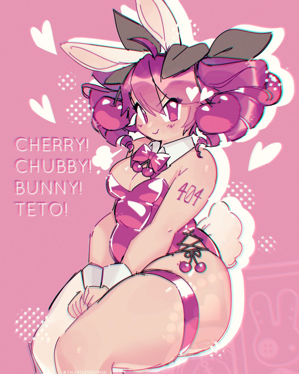 talentlesshuman's tweet photo. Chubby Bunny Cherry Teto! 🍒🌸🐰 https://t.co/ScSAKbT6oM