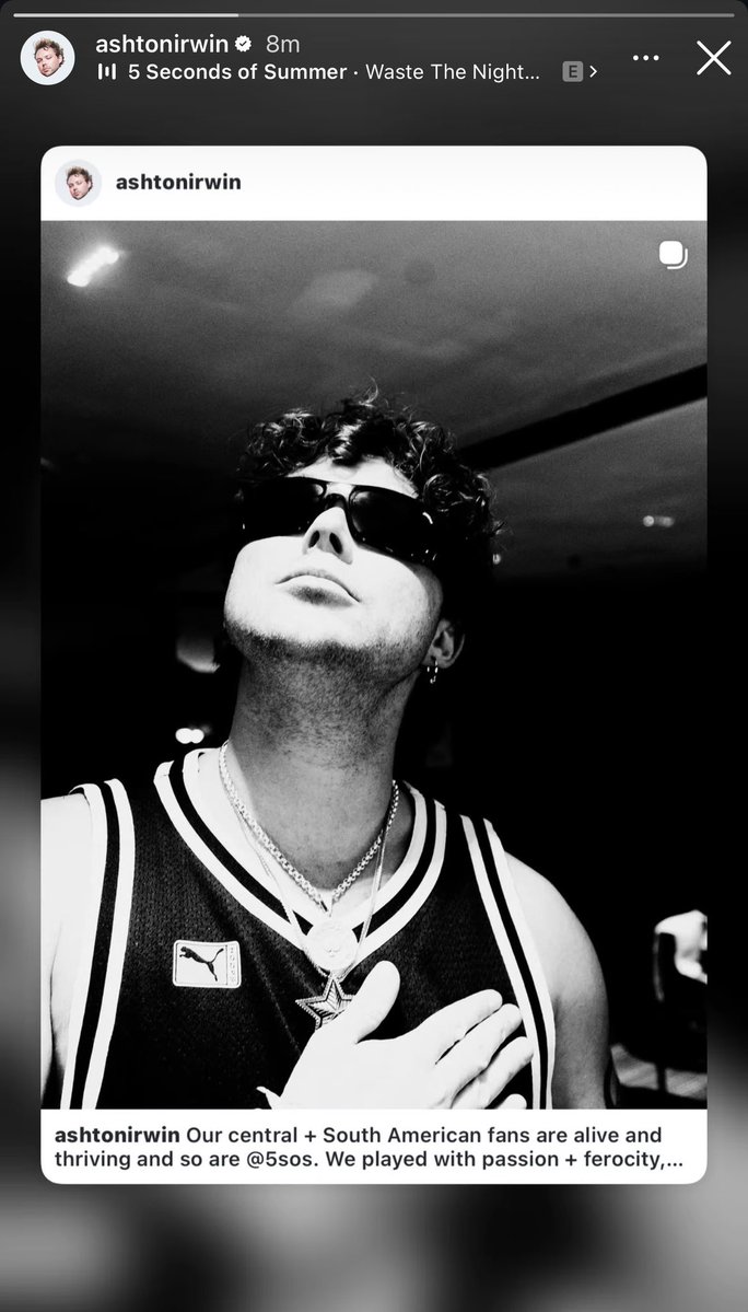 the5thtally's tweet photo. Ashton’s most recent set of IG stories! Go out and vote! 🖤🥁https://t.co/QhvZTRzn0k

📍: IG stories
🧾: @Ashton5SOS 
📆: 9/27/26 https://t.co/zrUDdKrVeP