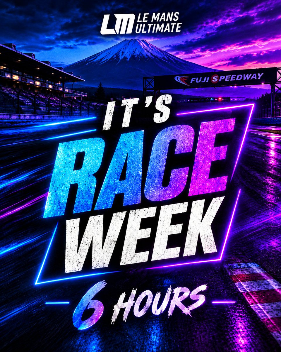 WetlineRacing's tweet photo. Race week is coming up for Wetline Racing 6 Hours of Fuji (2,3,4)

LMU https://t.co/It578mQK7R