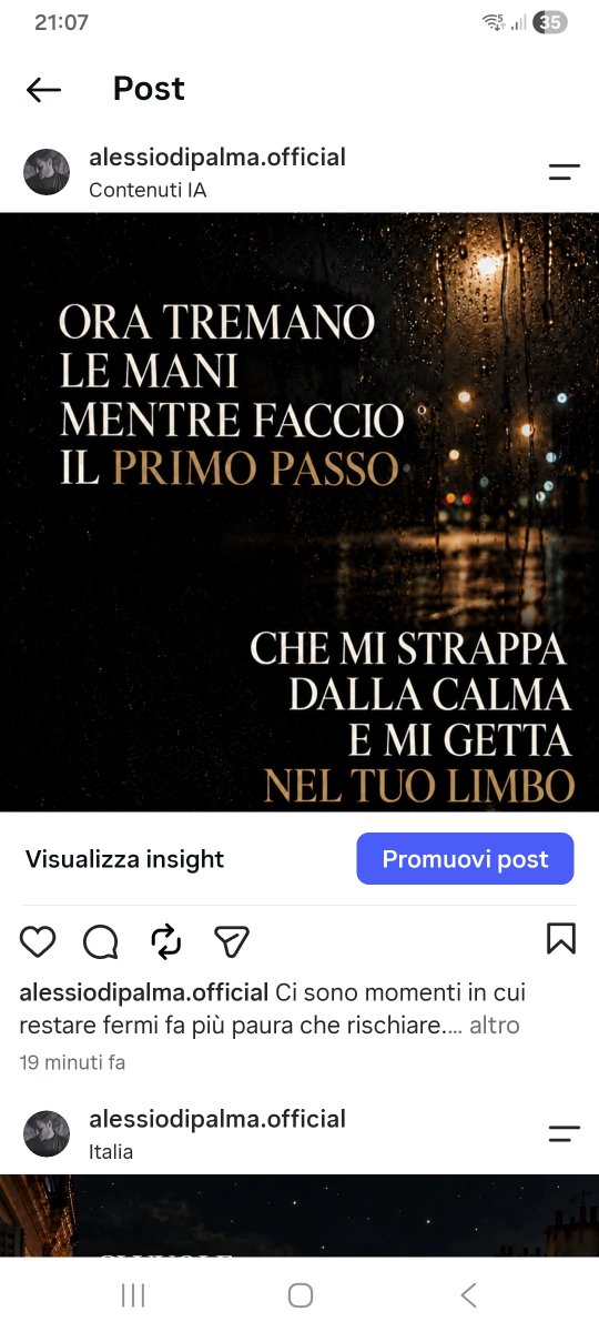 AlessioDiPalma's tweet photo. Ci sono momenti in cui restare fermi fa più paura che rischiare. Ora tremano le mani mentre faccio il primo passo. #AMetàDelRischio https://t.co/wO7FdBLjV1