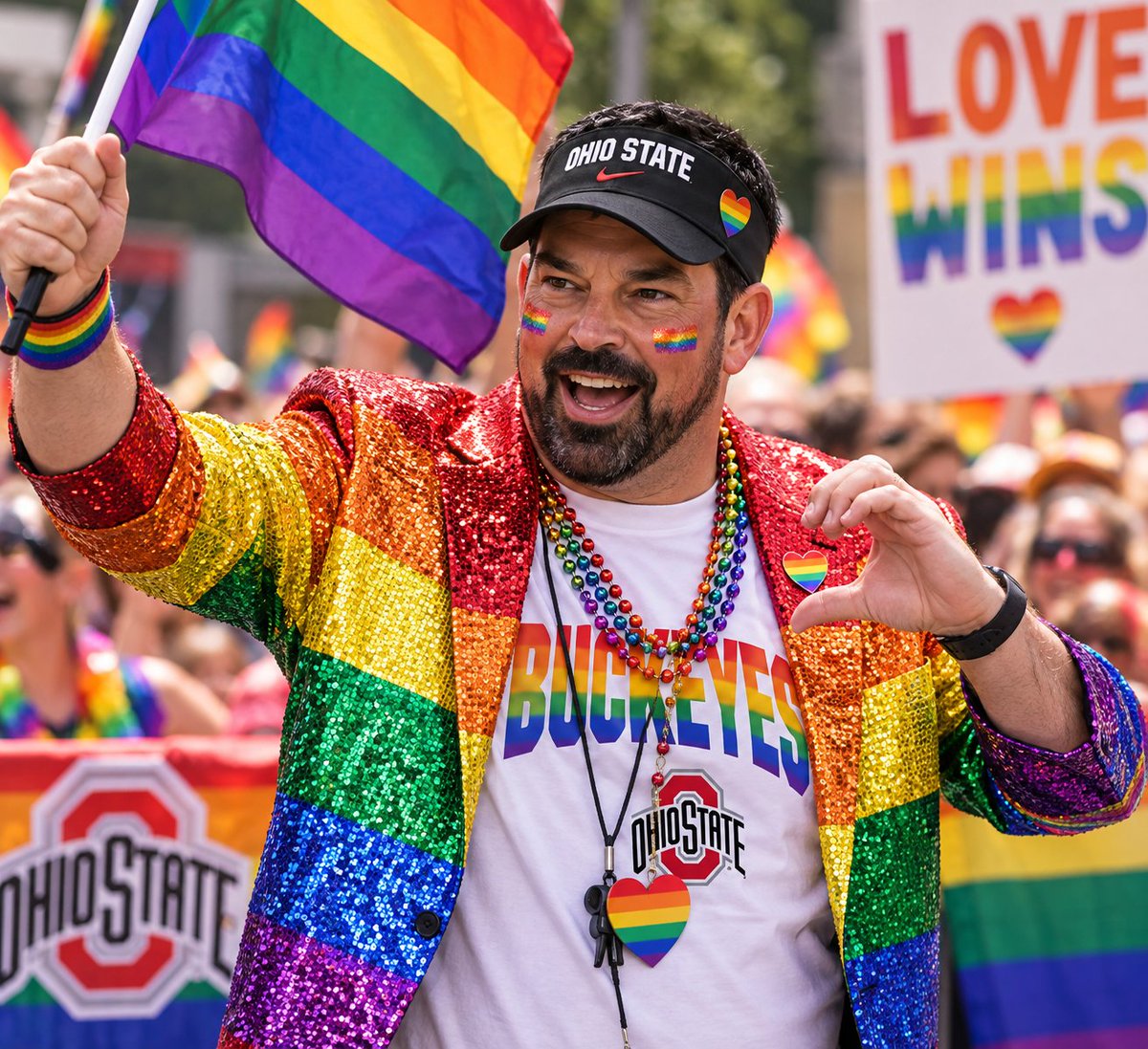 chSNODGRASS's tweet photo. Big week for the Pride Community's favorite college football team. #lgbt #cfb #gameday https://t.co/FizDCgG1yW