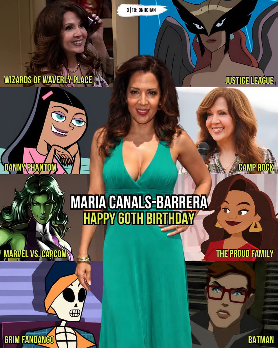 oniichanph's tweet photo. Justice League and Wizards of Waverly Place Star Maria Canals-Barrera Celebrates Her 60th Birthday! 🎂

For millions of Disney Channel viewers, Maria Canals-Barrera is instantly recognizable as Theresa Russo, the warm but no-nonsense mother at the heart of Wizards of Waverly Place. Animation fans know another side of her career entirely—as the commanding voice of Hawkgirl in Justice League and Justice League Unlimited.

That combination of live-action comedy and voice acting has shaped an impressively varied résumé, with Canals-Barrera appearing across Disney favorites, DC animation, Marvel games, beloved cartoons, and major television productions.

Some of her most memorable roles include:
• Theresa Russo (Wizards of Waverly Place / Wizards Beyond Waverly Place)
• Shayera Hol / Hawkgirl (Justice League / Justice League Unlimited) 
• Connie Torres (Camp Rock franchise)
• Paulina Sanchez (Danny Phantom) 
• She-Hulk / Jennifer Walters (Marvel vs. Capcom 3 / Ultimate Marvel vs. Capcom 3) 
• Sunset Boulevardez (The Proud Family / The Proud Family: Louder and Prouder) 
• Mercedes “Meche” Colomar (Grim Fandango) 
• Ellen Yindel (Batman: The Dark Knight Returns, Parts 1 & 2) 
• Daniela Gonzalez (Cristela)
• Sofia Otero (Scooby-Doo! and the Monster of Mexico) 
• Carmen Cruz (The Tony Danza Show)
• Lala Pinedo (Larry Crowne)
• Sophia (The Master of Disguise)
• Catherine Thawley (God’s Not Dead 2)
• Bianca Reyes (Teen Titans: The Judas Contract) 
• Shelly Sandoval (Static Shock) 
• Peggy Salazar (Handy Manny) 
• Valentina (Generator Rex) 
• Pilar (Madagascar: A Little Wild) 
• Isabella Maria Concepción (The Big Bang Theory)

At 60, Canals-Barrera has a body of work that connects several generations of viewers from families who grew up with the Russos to animation fans who still recognize her unmistakable performance as Hawkgirl.

Happy 60th birthday, Maria Canals-Barrera! Celebrating a career that has made its mark across television, animation, film, and gaming. 🎉🎬🎙️
