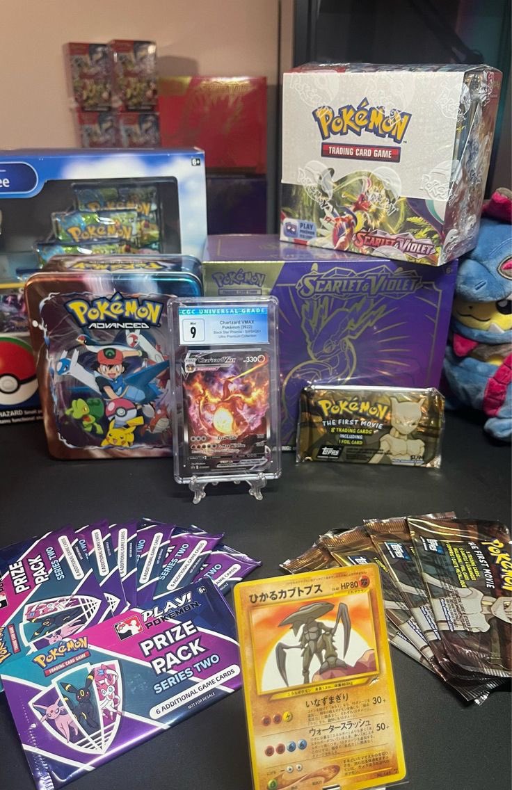 FrameFushion's tweet photo. Pokémon giveaway time 🫶🚨
Some beautiful sealed products + a graded Charizard VMAX 
Like 
Retweet
Comment your favorite Pokémon
Follow

Good luck, everyone 🍀 https://t.co/TfIrJfSFvf