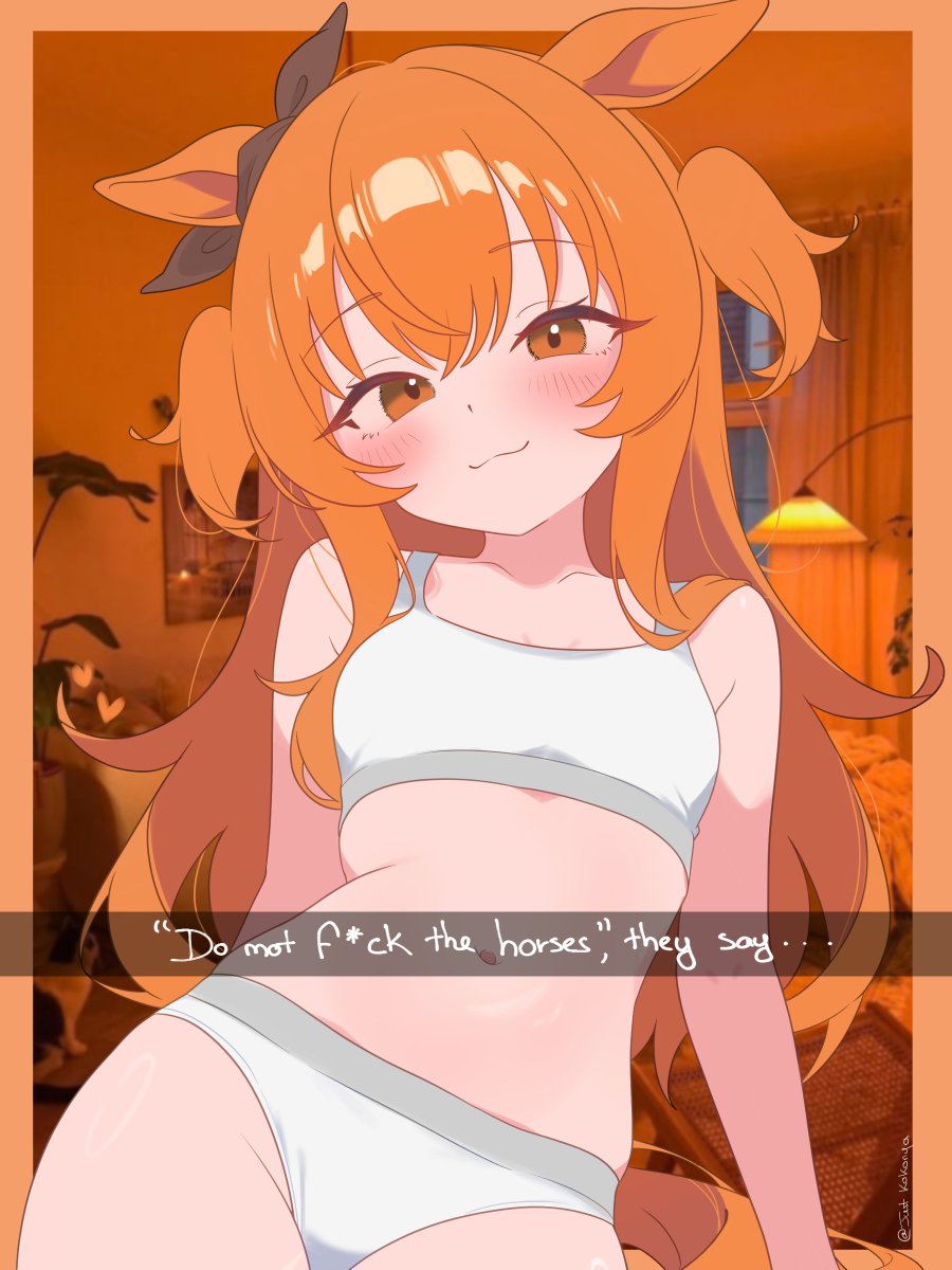 JustKokonya's tweet photo. I was mad about my last Mayano Top Gun so I made a better one this time #umamusume https://t.co/ljK2MH7vzI