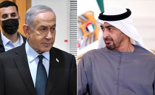 _timur_lu's tweet photo. 🕸İsrail Kanal 12'nin haberine göre: Netanyahu, özel bir uçakla BAE'e gelip gün boyu orada kaldıktan sonra 
Devlet Başkanı Muhammed bin Zayed ile bir araya geldi.
Gizli görüşmede ele alınan konu: İran tehdidi. https://t.co/6U2kTlkm0c