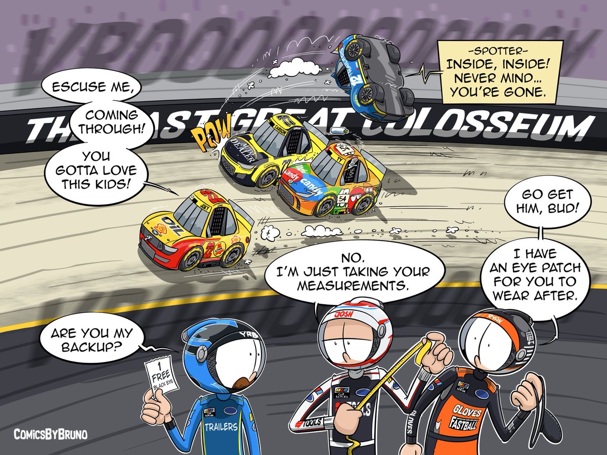 BrunoRafael_46's tweet photo. The one about the @nascar Cup Series race at @ItsBristolBaby.

#nascar #lastcolosseum https://t.co/rtmJCsY2wD
