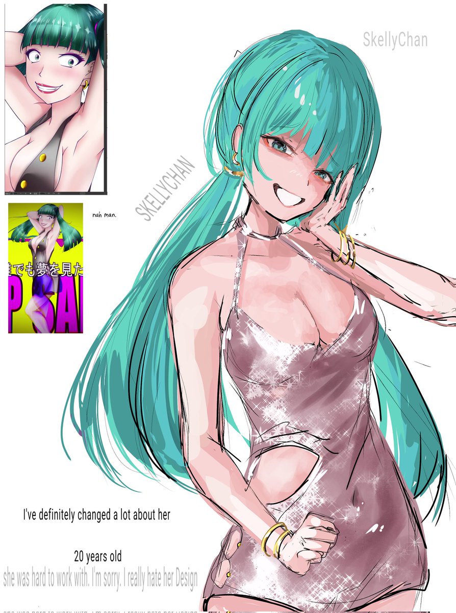 more_SkellyChan's tweet photo. I didn't like the original one at all. Okay now she looks completely different oh well #masaworksdesign https://t.co/fl4qgoeZKx