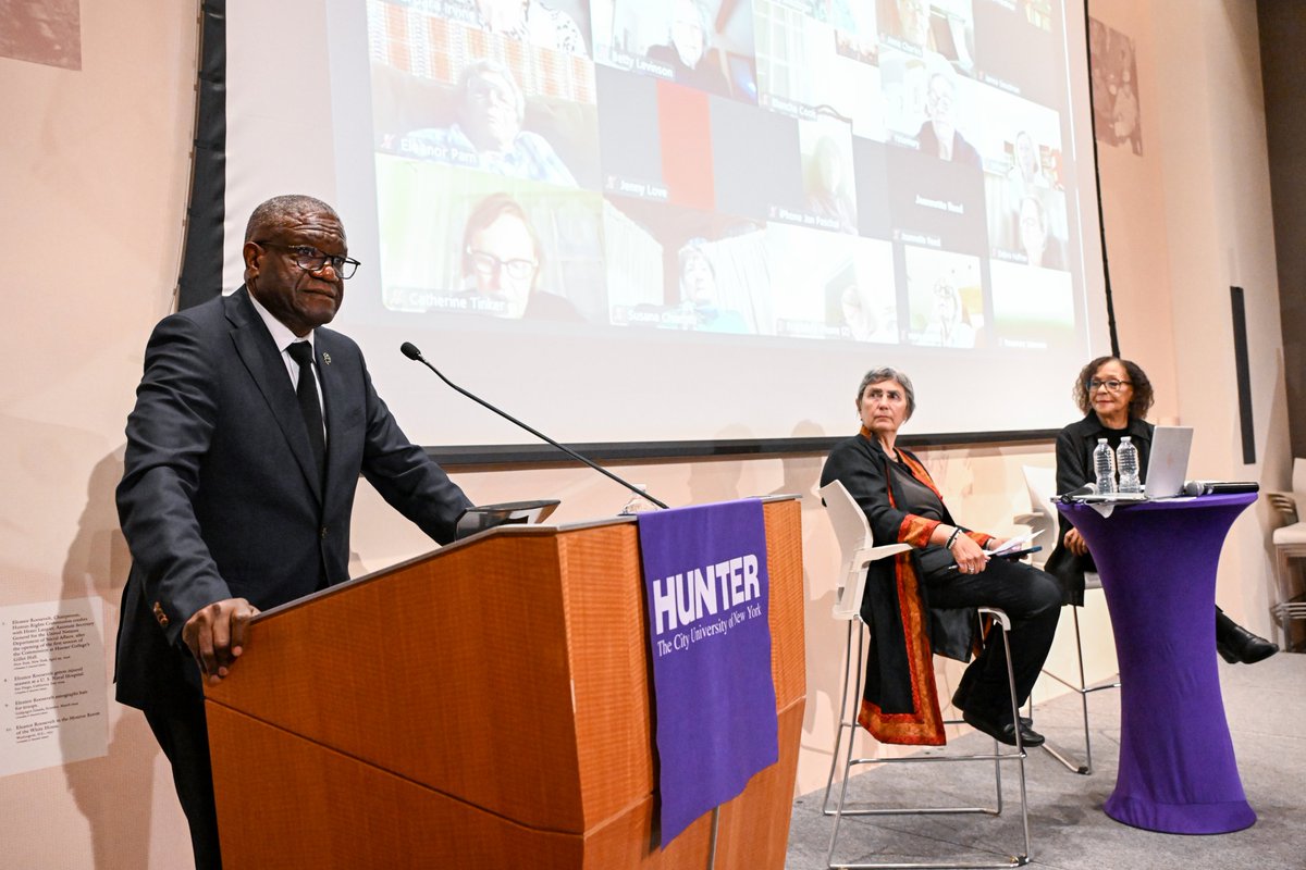 TheElders's tweet photo. While in New York, @DenisMukwege honored the lives of Gloria Steinem and Robin Morgan at Roosevelt House.

He recalled how, after he was forced to flee Congo in 2012, Gloria reminded him that the fight for women's rights, for peace and for justice is never won in a day - it is the work of lifetimes.

"There is only forward," he told those gathered. "Because of Gloria, and because of Robin, we have the light to guide us."

Hosted by Roosevelt House, co-sponsored by the Sisterhood Is Global Institute.