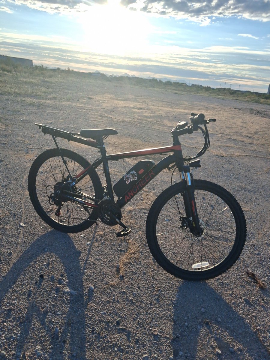 CatKellan's tweet photo. Recently bought myself an E-Bike, and it makes going uphill so much easier. Though, I don't like using the electric part often as that'd remove the exercise from biking. https://t.co/qfAkYNbKk1