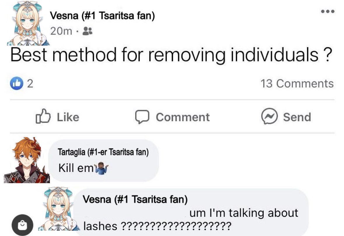 INDOITADORI's tweet photo. Sorry guys I’ll go back to JJK posting on main after this one but I need to get my faetui work-siblings agenda out of the way first
#Vesna #Childe https://t.co/Q2bf2Foh3M