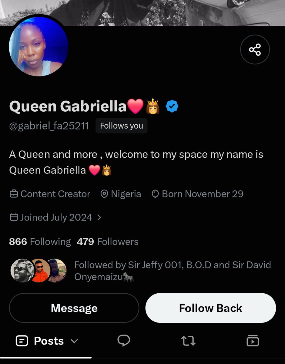 guzu_p's tweet photo. She too is following me.

I will never understand why a bed to bed midfielder will follow me.

Non virgins too mumu. https://t.co/DBXapqBcg1