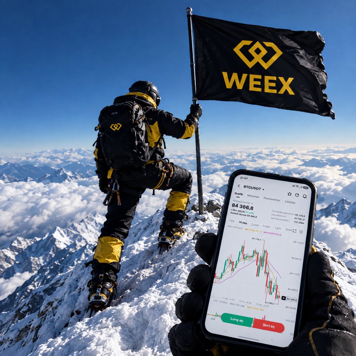 luciferrandme's tweet photo. #WEEXWithMe
@WEEX_Turkiye

WEEX. Her yerde.
WEEX. Zirvede.
Everest gibi, her zaman ulaşılacak daha yüksek bir zirve vardır. https://t.co/tHOYlPEc8p