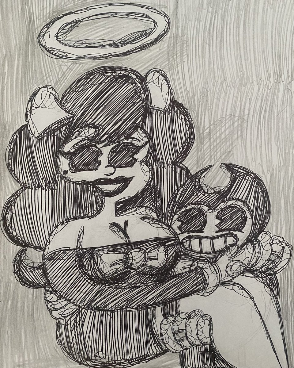 Liamsexton131's tweet photo. Them-
#bendyandtheinkmachine #bendyandthedarkrevival #bendylonewolf #bendythecage #bendysecretsofthemachine #bendyandtheinkfactory #bendymovie #bendythedancingdemon #aliceangel #bendyxalice #drawing https://t.co/XbmmVWl45K