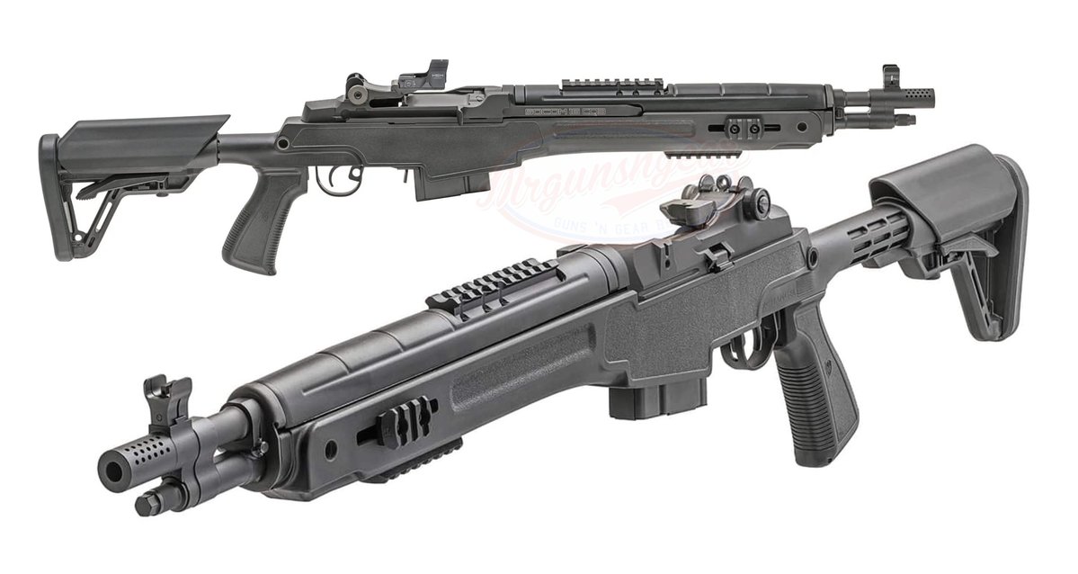 Mrgunsngear's tweet photo. Springfield M1A SOCOM with 16'' 308 threaded barrel, red dot optic, XS Sights ghost right sights, and MLOK/1913 stock for $1,888 currently here: https://t.co/LL2NDrubSu

Cheapest I can recall seeing the package 📦🦅 https://t.co/yPPizMQR0z