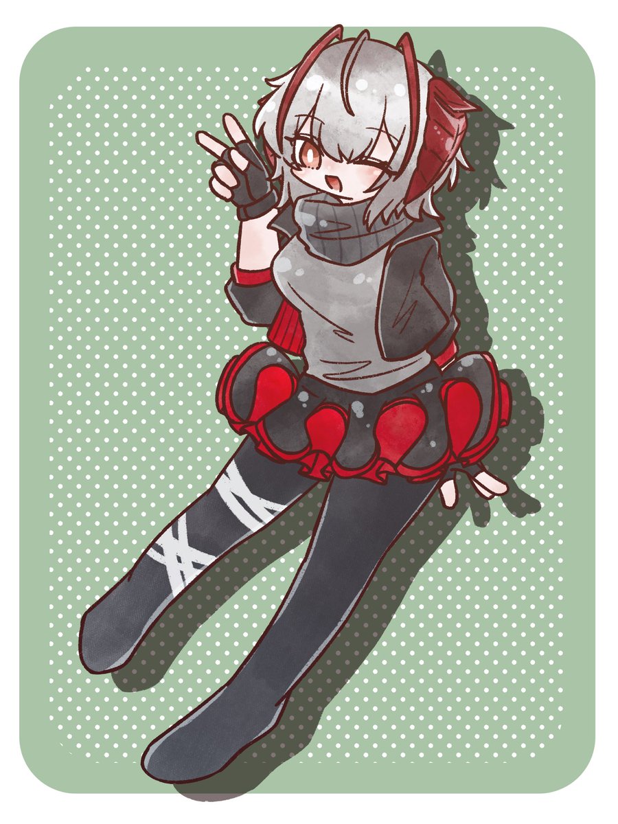 Nunnuje_a_u_e_'s tweet photo. お題:W
#アークナイツ版深夜の真剣お絵かき60分一本勝負 https://t.co/MYtVbKZ8ip