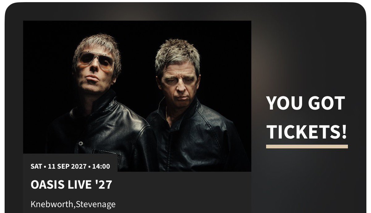 FredGuest3's tweet photo. @liamgallagher No code No problem see ya next year rkid. All you need is love (and a good network of mates) 🎼🎶🎤🎸👍🏻
@liamgallagher @WendWench https://t.co/glpHLi6ec3
