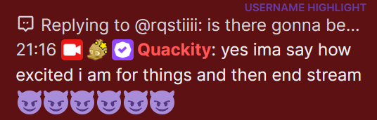 quackupdates's tweet photo. NOT LIVE YET! 🚨
Quackity responded to a message in his Twitch chat!
🗨️ "is there gonna be any announcement today?" https://t.co/0yJ7CymFO9