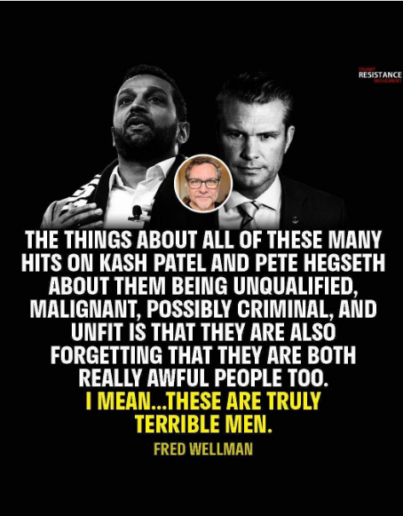 SaraAbrams1990's tweet photo. 🚨PATEL vs. HEGSETH
Patel defended an FBI rule change involving applicants with past bestiality-related conduct.

Hegseth faced a sexual-assault allegation he denied.
Two national-security chiefs, two serious controversies. #PeteHegseth
@1zzyzyx1 
@donkoclock  
@JoJoFromJerz https://t.co/wN06aX8xaT