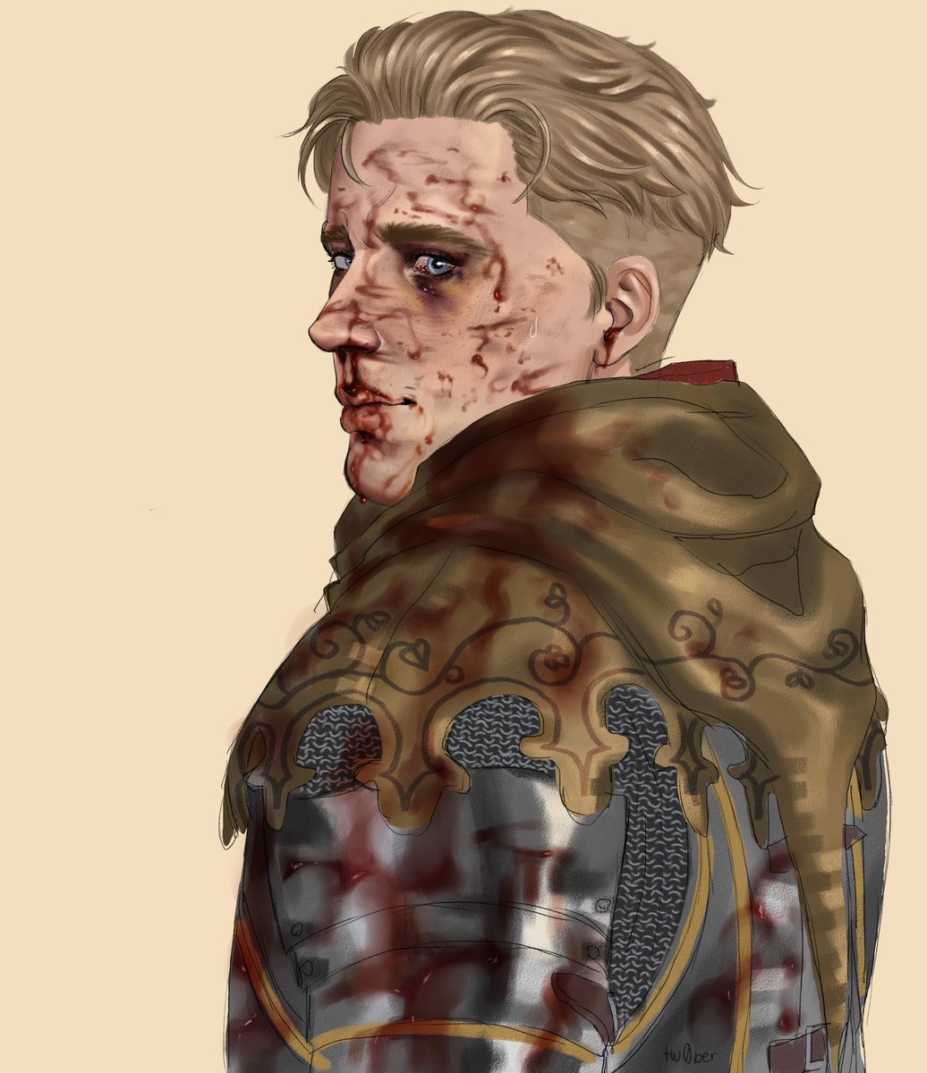 tw0ber's tweet photo. Post battle (forever sad abt the loss of this armor) https://t.co/B5ZQG3jMoJ