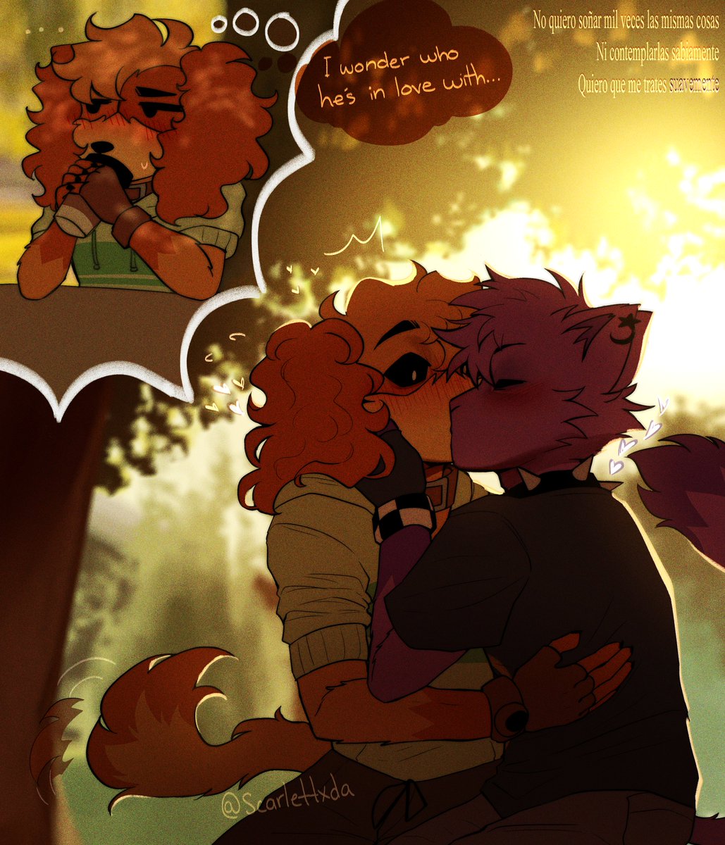 scarlettxda's tweet photo. Letting and accepting that intrusive thoughts win✨🧡

(Drawing based on recent chapter lol)
#Dogday #Catnap #DayNap #SliceofCrittersAU #SmilingCrittersAU https://t.co/yUKif7UWaI