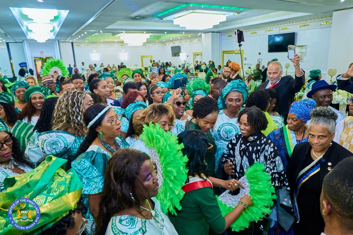 Ladyfatimabio's tweet photo. What a night we had! 

The women of the SLPP North America came together in a beautiful spirit of sisterhood, unity, and solidarity to celebrate our great party and the important role women continue to play in its growth and development.

It was a celebration not only of our political family, but also of the progress we have made in creating greater space for women to participate meaningfully in governance, leadership, and national development. When women are given the opportunity to lead, contribute, and shape decisions, our communities and our nation benefit.

I was deeply honoured to stand among so many strong, committed, and inspiring women who continue to believe in the values of service, inclusion, and progress. Our strength lies in our unity, and our voices are even more powerful when we stand together.

To the women of SLPP North America, thank you for your dedication, your resilience, and your unwavering commitment to our party and our beloved Sierra Leone. Let us continue to support one another, lift each other up, and create opportunities for the next generation of women to lead.

One Country, One People.

FMB