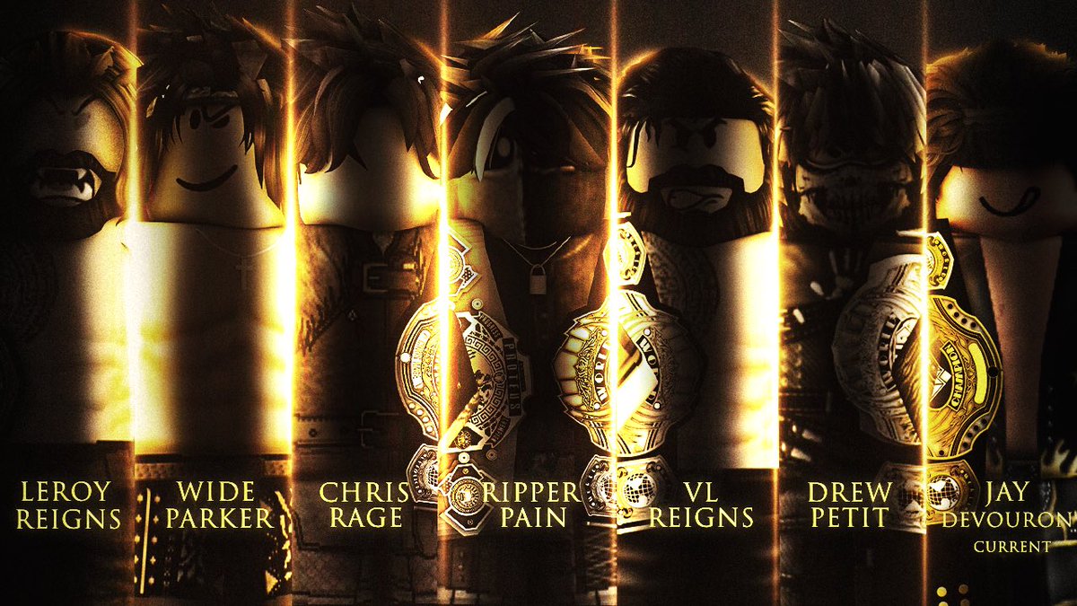 UWA_RBLX's tweet photo. Throughout the years, UWA has been home to many great champions. 

Who is your all-time favourite UWA Champion? https://t.co/lJKQeEdg2i