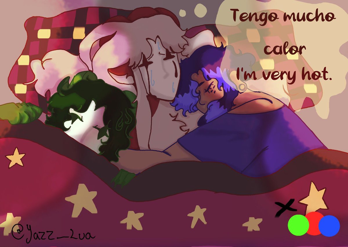 YazzLua's tweet photo. Un poco de RGB 
A little bit of RGB
.
A harle le gusta ser el sándwich solo digo
Harle likes being the sandwich, just I'm saying
.
#tfc #pierrottfc #harlequintfc
#mc #thefreakcircus #polyrute #greenapple https://t.co/4u3pOUsxhR