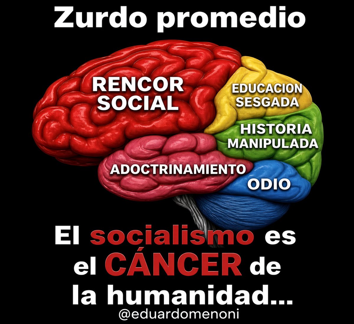 eduardomenoni's tweet photo. El comunismo es UNA MIERDA y el peor CÁNCER de la humanidad. https://t.co/SMYNKg4xw5