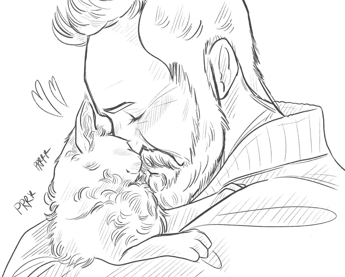 natendo_art's tweet photo. Cat dad Robby is canon in my heart 🙏🏻💕

#thepitt #michaelrobinavitch #noahwyle https://t.co/TSfaxllPDt