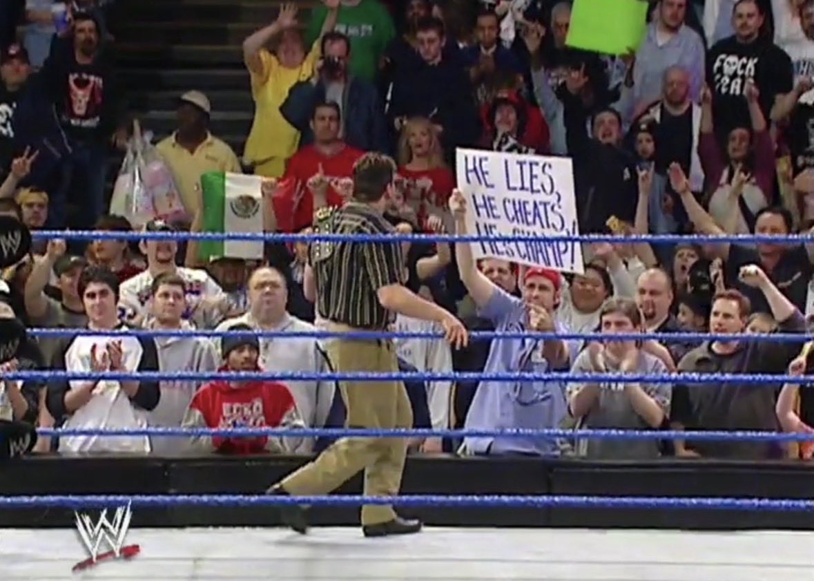 SMUheavyweight's tweet photo. It’s with a heavy heart that I announce the passing of
WWE Sign Guy Rick Achberger, today Sunday 9/27/26.
He was an absolute great guy and loved talking with fans at the shows.  He tackled some health problems a couple of years ago, but last month began to go downhill rapidly. Rest in peace.