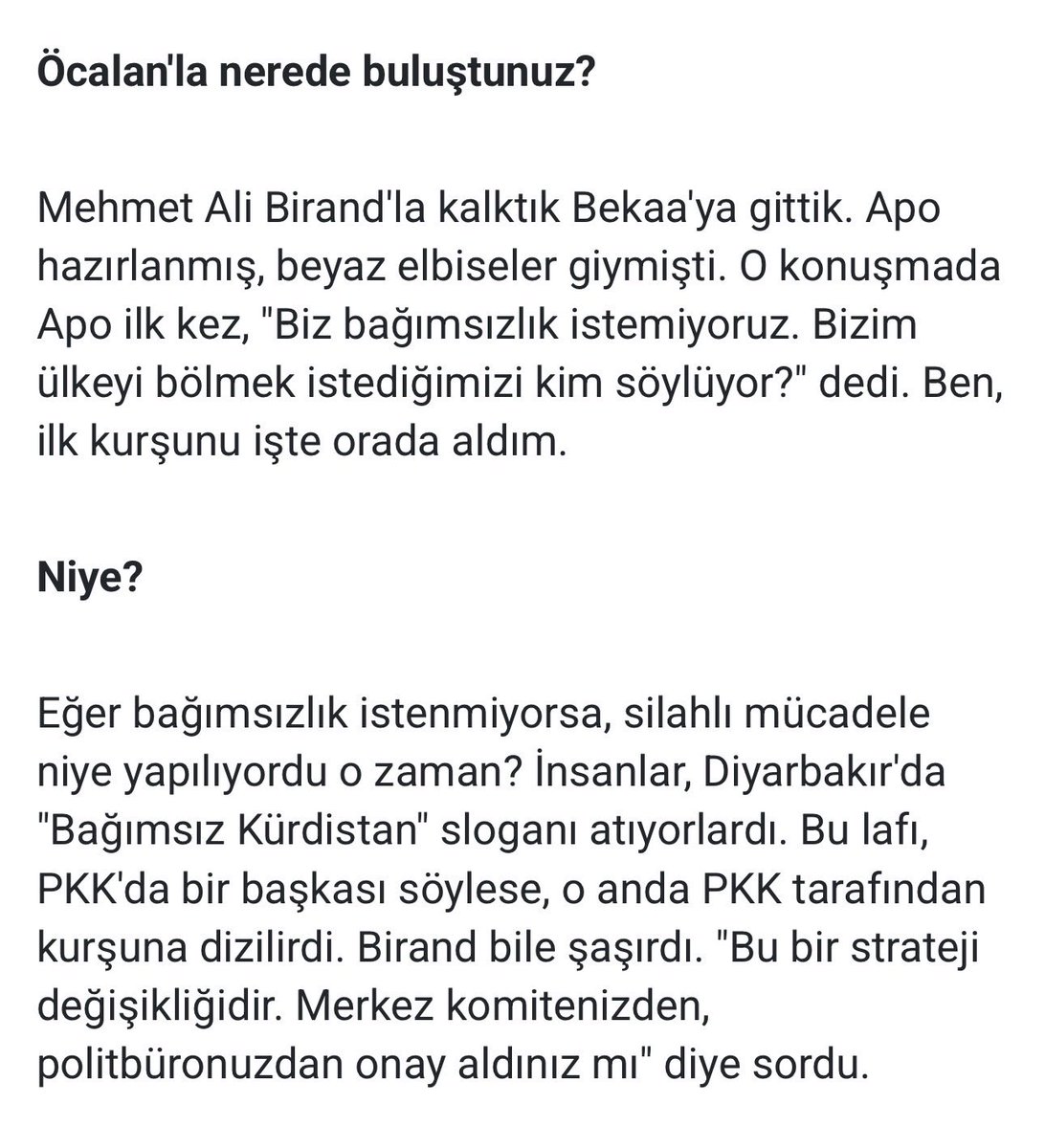 hezarhespi3's tweet photo. *ilk kurşunu işte orada aldım 

*Cemil Bayık elinin tersiyle Öcalan’a “ben konuşmuyorum, sen konuş” dedi https://t.co/GpZFZrGs9O