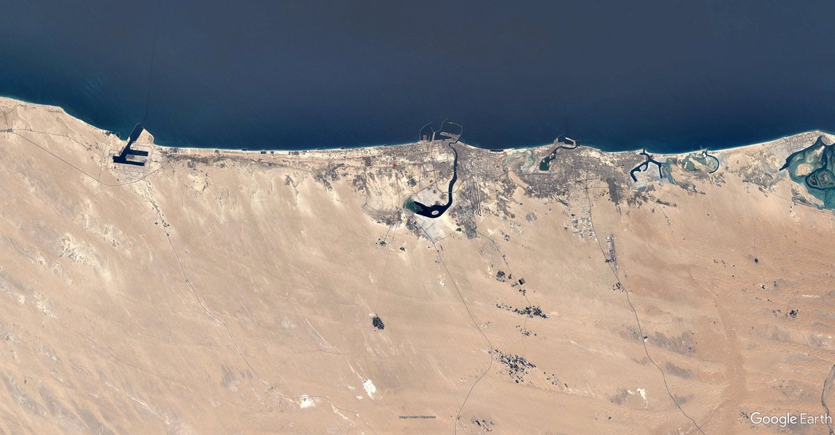 TankerTrackers's tweet photo. Dubai, UAE in 1984, 1994, 2012 and 2026.

(Google Earth) https://t.co/uZqMEUN0iZ