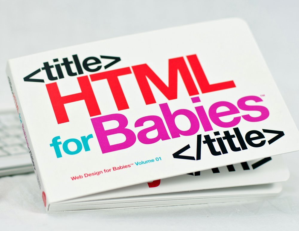 CodeBabies's tweet photo. Hello, world. We're back. 👋

Code Babies has been quiet for a while. Time to reopen the tab.

All week: real code, one book page at a time.

<title>Code Babies</title>

It's never too early to indent. https://t.co/FFuC02BYdx