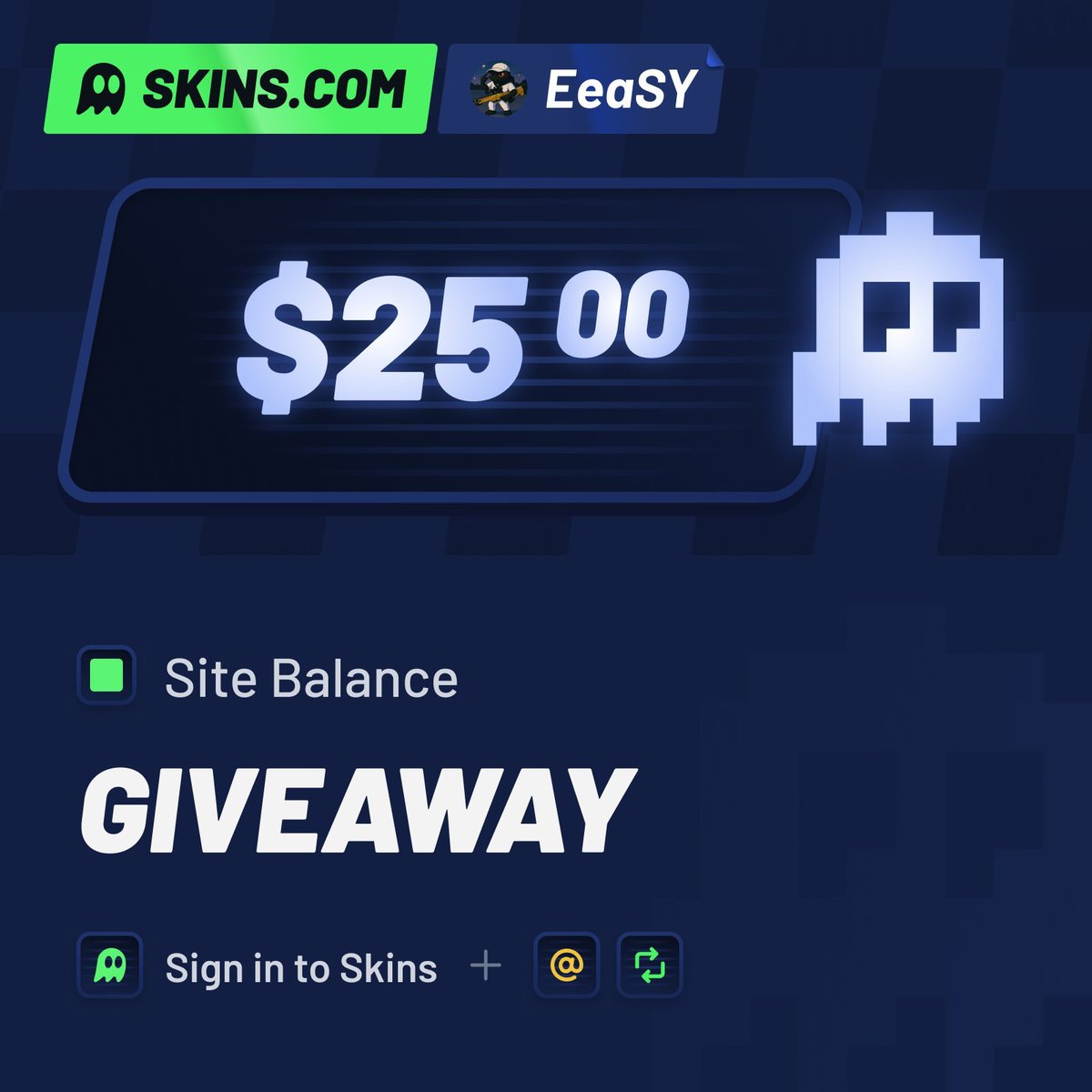 EeaSYcs's tweet photo. 🎁25$ crypto 

How to enter:
✅ Follow me &amp; @skinscom 
❤️ Like &amp; repost
👥 Tag 3 friends

⏳ Ends in 7 days – don’t sleep on this!
🍀 Good luck everyone! https://t.co/LEzseSiXAQ