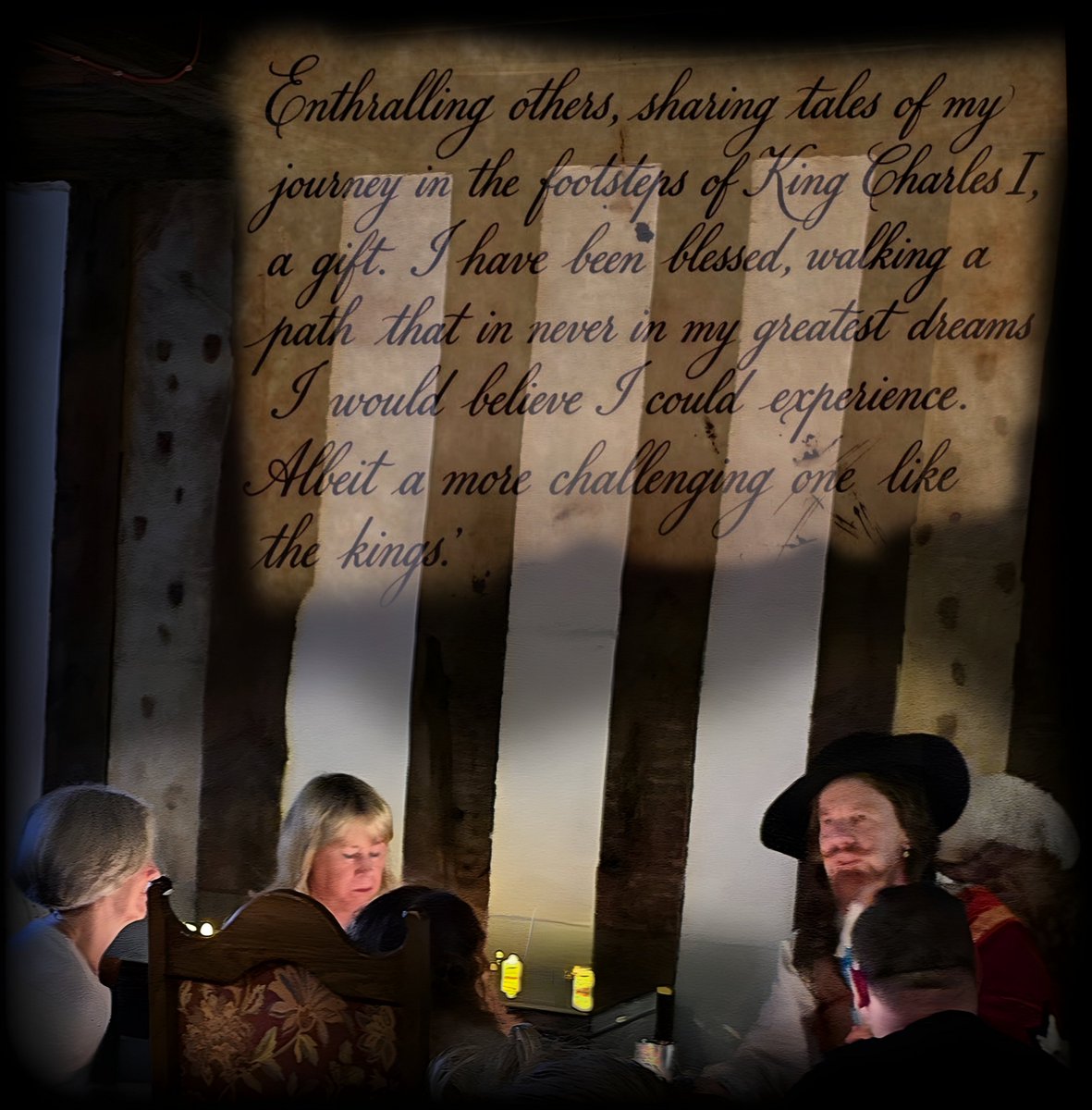 KingCharlesIRTN's tweet photo. Enthralling others, sharing tales of my journey in the footsteps of King Charles I, a gift.
I have been blessed, walking a path
that in never in my greatest dreams I would believe I could experience. Albeit a more challenging one like the kings.

#KingCharles #CharlesI #History https://t.co/folVvt5ezW