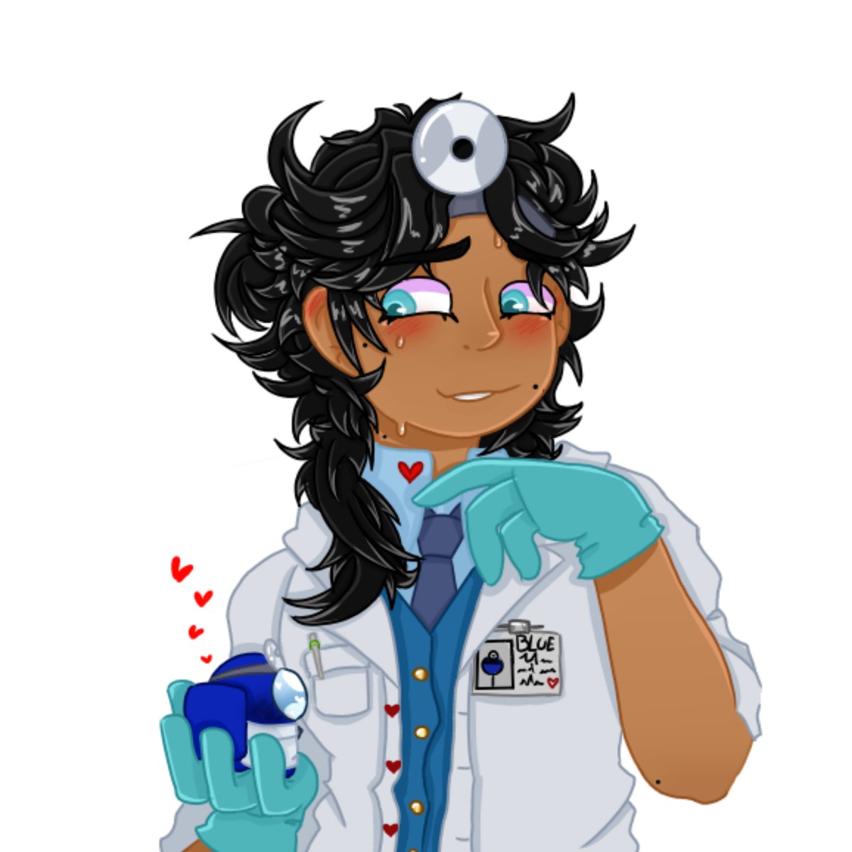 GoldenLater's tweet photo. I'm.. Late.. BUT I DID IT! both humanoid (?) and human version (tho I believe it doesn't really fit, I wanted to try it)  #amongus #amongusshow #amongusblue #AmongusLime SIFNEKCMDOCLDOFM https://t.co/KHplY3lEyb