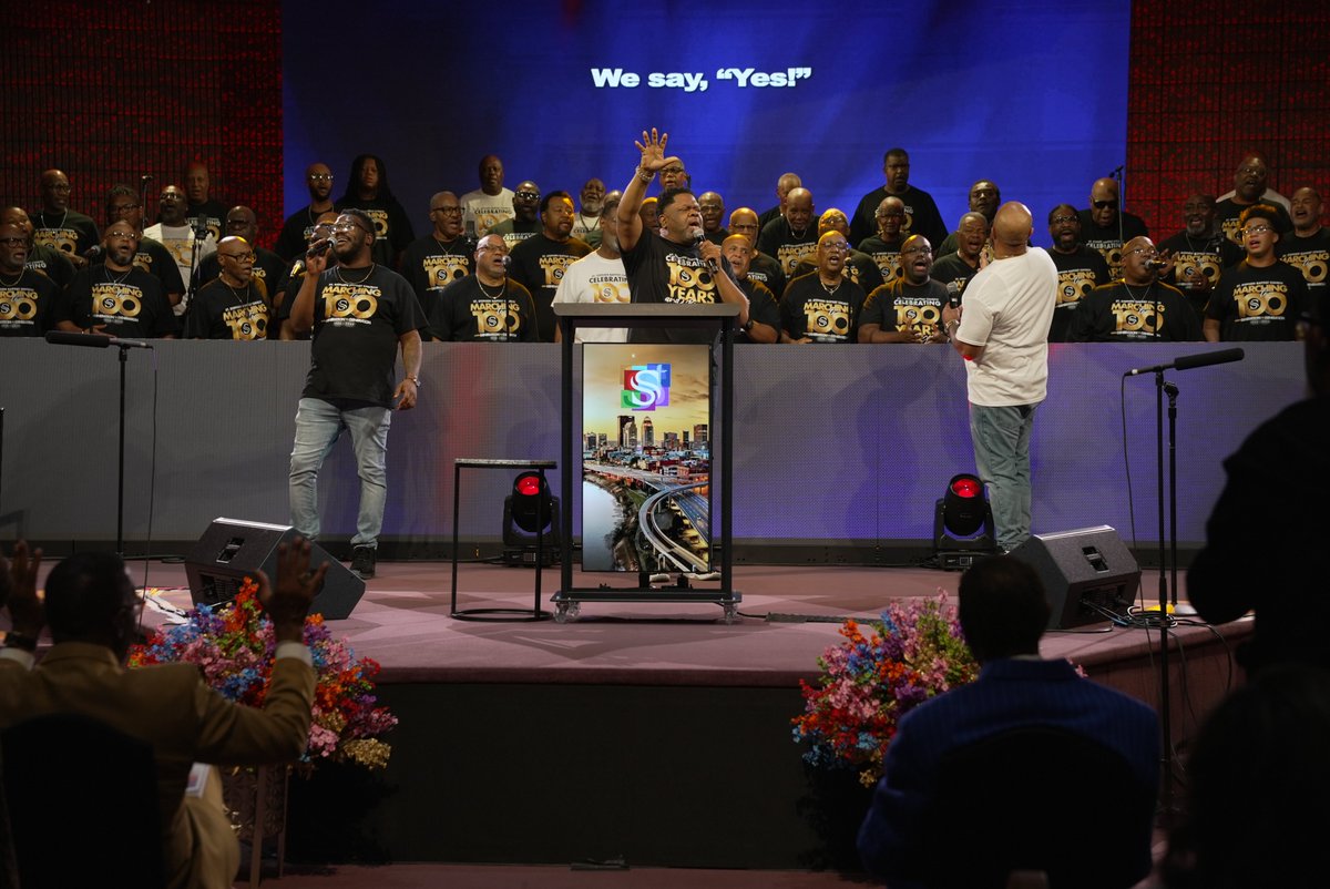 ssclive's tweet photo. What a powerful Men’s Day 2026 at St. Stephen! 🙌🏾
We were blessed with Sunday School led by KY Gov. Andy Beshear, a powerful word from Rev. Buster Soaries, and inspiring music from Stephen Hurd. A day of faith, brotherhood, and unity!
#SSCLive #MensDay2026 @KWCosby https://t.co/E4J5MmqHPV