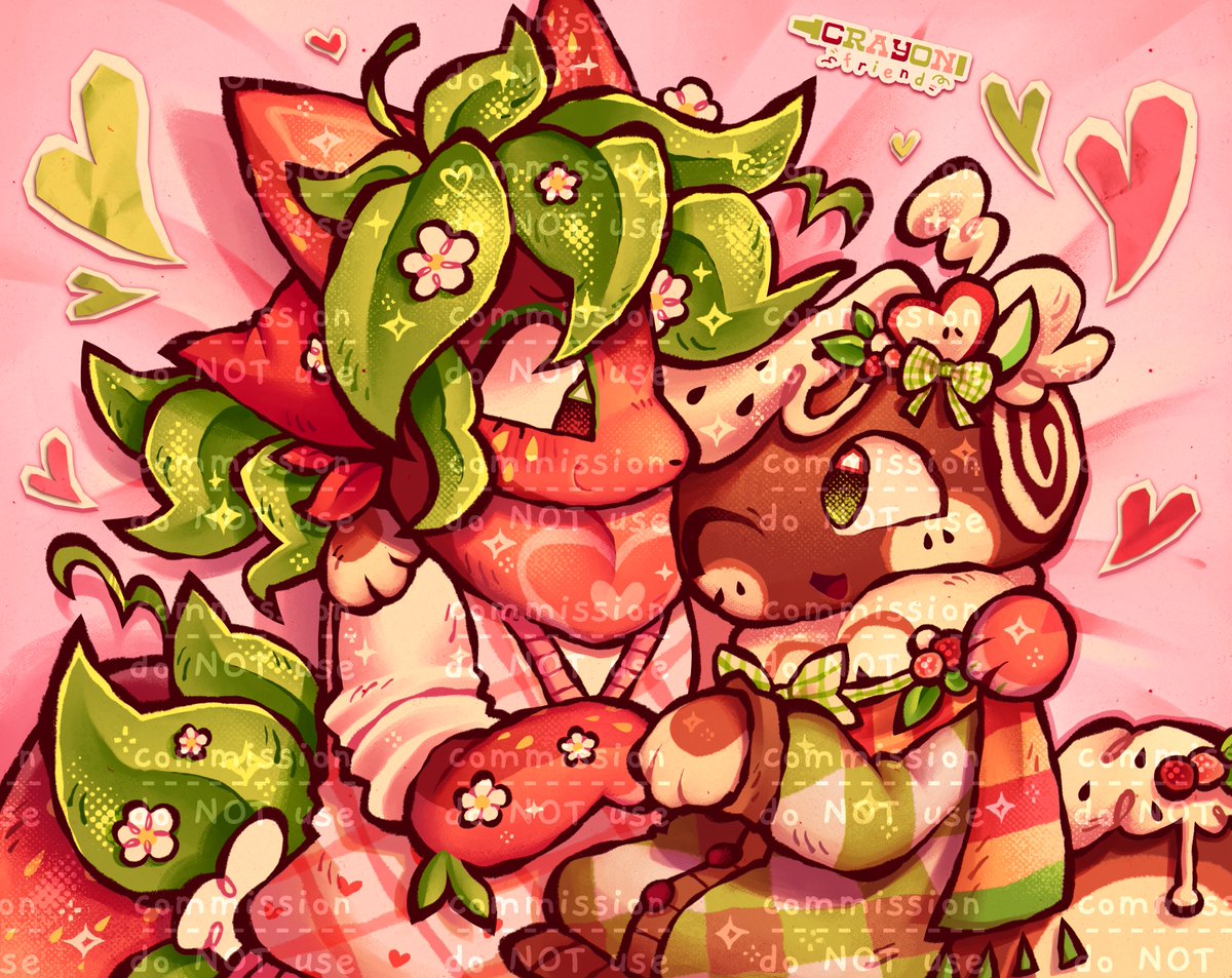 crayonfriend's tweet photo. fruitcake 🍓🍰 comm for @/dilfghoul !! #dandysworld #fruitcake https://t.co/zqCwRt3RUH