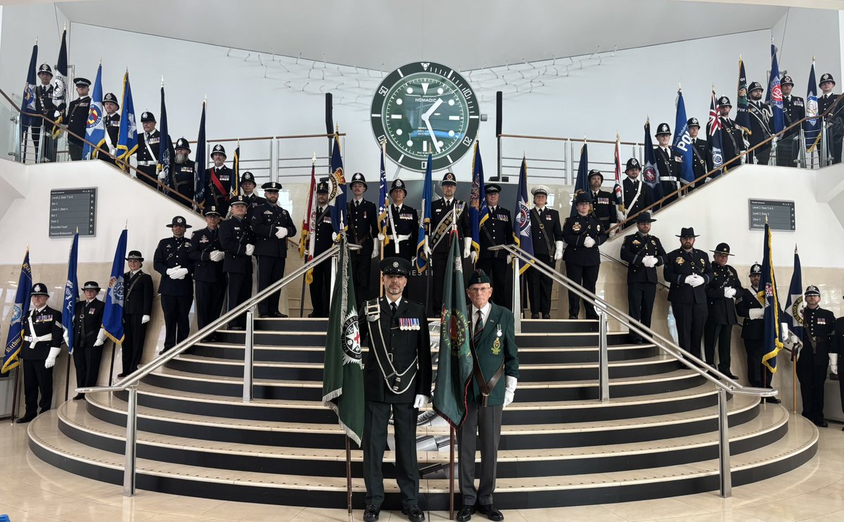 RoamingRoyston's tweet photo. Members of the #PoliceFamily paid their respects to fallen colleagues at National Police Memorial Day in Belfast today.
The #MartisMedia team were honoured to attend and play our part in telling the story of this important day.
#NPMD26 https://t.co/CSJlXlYtyT