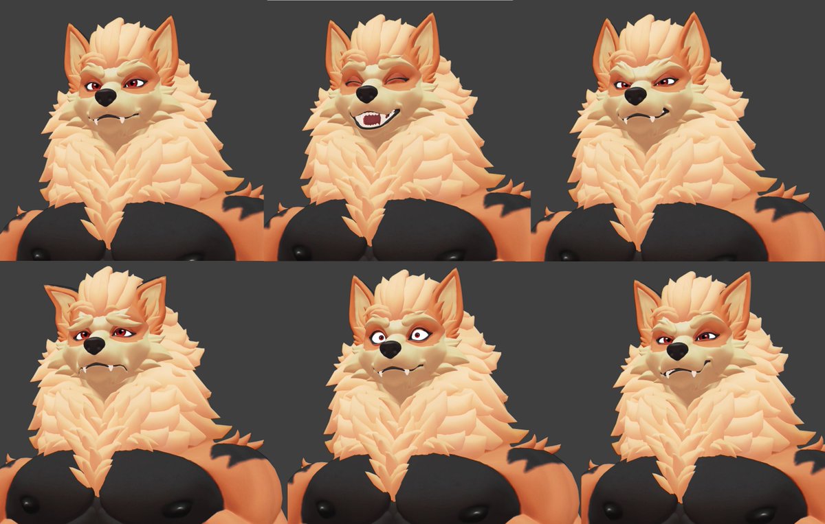 ManuelDeJorge's tweet photo. done on the expression variants. https://t.co/It4e1yjwPk