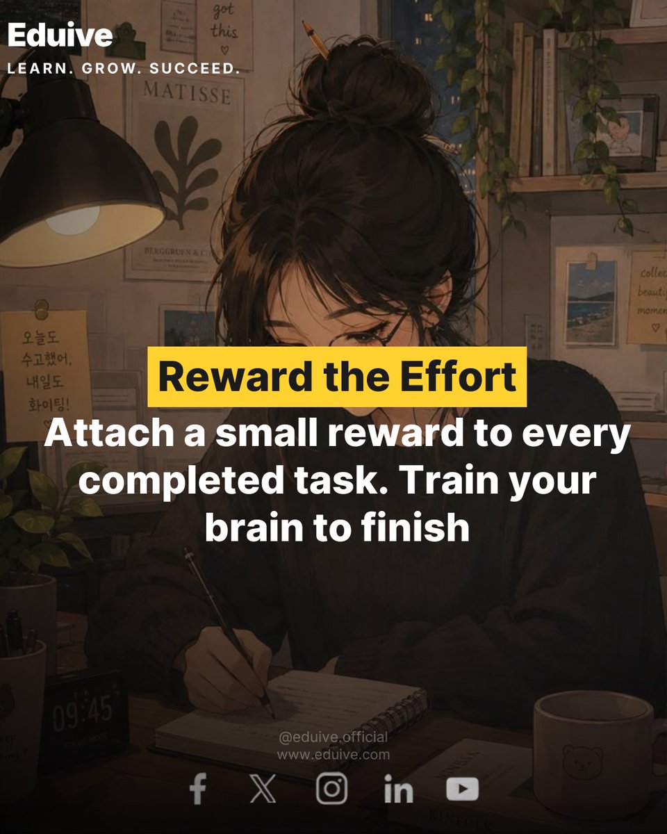 Eduive_Official's tweet photo. How to Beat Student Procrastination: 3 Actionable Tips.
Struggling to start studying?
#StudyTips #StudentLife #ProductivityHacks https://t.co/N1W14YTSbb