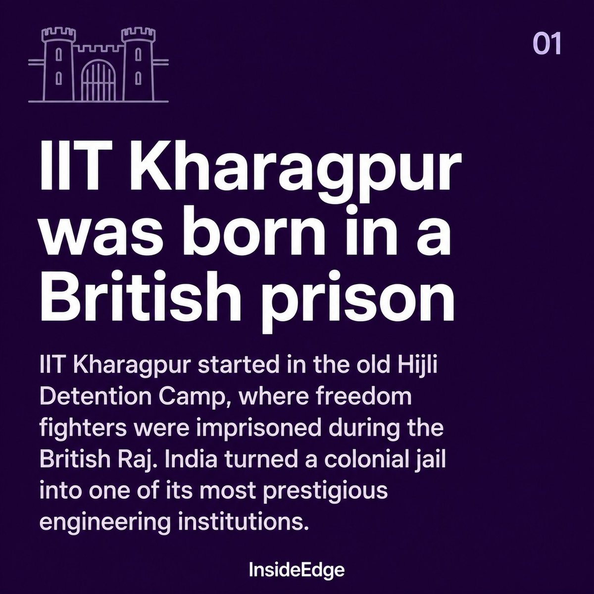 addisoncarterj9's tweet photo. IITs are hard to get into—but did you know IIT Kharagpur began in a British-era detention camp? IITs also have 2, 100-acre campuses, a 1847 legacy, and Asia’s biggest college fest. What’s life inside really like? Which fact surprised you most: 1–5? https://t.co/Ha1MU6pyrQ