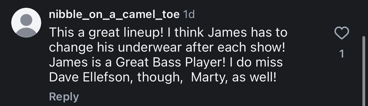 himself4415's tweet photo. I think James has to change his underwear after each show https://t.co/2AMvfYA8xE