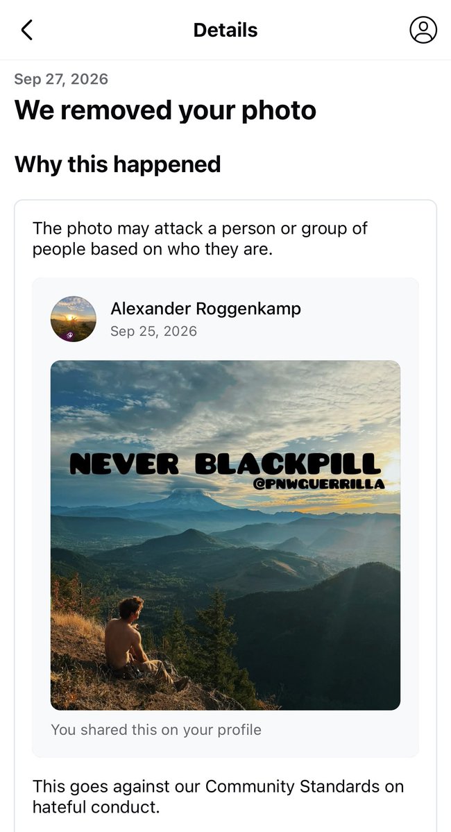 pnwguerrilla's tweet photo. Lololololololol

Facebook apparently removed a bunch of my posts today and yesterday. https://t.co/avyZYJdyzn