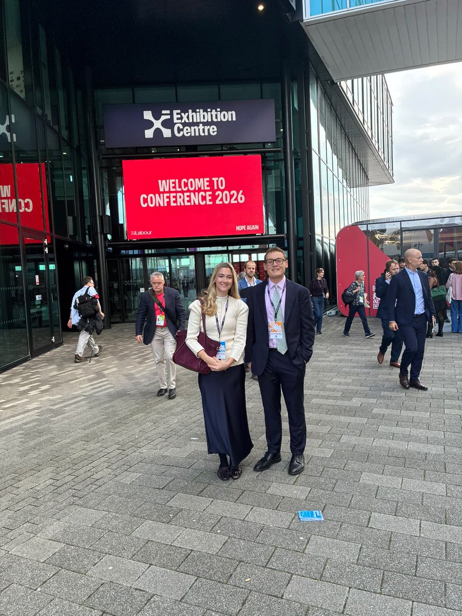 RHANews's tweet photo. Day one at Labour Party Conference in Liverpool.

Ferdy Willans and Caitlin Delaney have been meeting MPs and ministers, keeping the issues facing road transport businesses in the conversation.

Ferdy caught up with Lucy Rigby KC MP Economic Secretary to the Treasury, while Caitlin met Colum Eastwood MP. The team has also raised the impact of the 90/180-day rule on professional drivers with Hamish Falconer MP,  Minister for Intergovernmental Relations and European Relations.

With the Budget approaching and fuel costs firmly in the news, we’ll keep making the case for the businesses that keep Britain moving.

#LabourConference #RoadHaulage #RHACampaigns