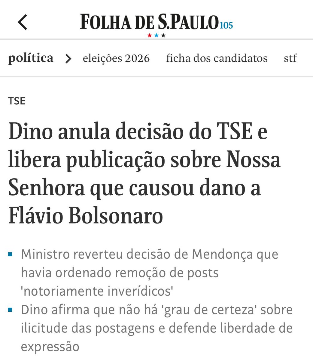 depchicoalencar's tweet photo. LIBERDADE DE EXPRESSÃO RESTABELECIDA
O Ministro Flávio Dino, do STF, restabeleceu a liberdade de expressão que havia sido censurada por decisão do ministro terrivelmente bolsonarista e evangélico, André Nendonça , no TSE. O que mostra que a notícia-crime de Flávio Bolsonaro contra mim foi motivada pela aflição do candidato bolsonarista e não tem qualquer fundamento.
