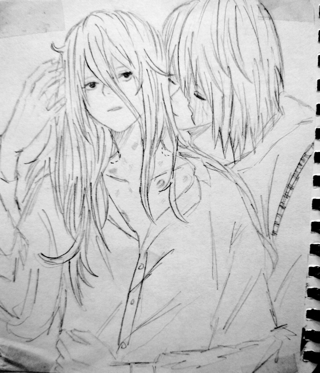 Nate_River001's tweet photo. 先生に、授業中はもう絵を描くことを禁止された。(｡•́︿•̀｡) #deathnote #art #meronia #sketch https://t.co/EsCJlxHGpr