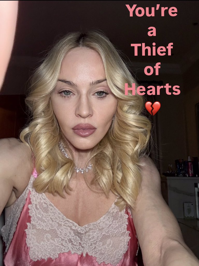 madonnaphbb's tweet photo. You’re a thief of hearts 💔 https://t.co/yMWxwUe9L6