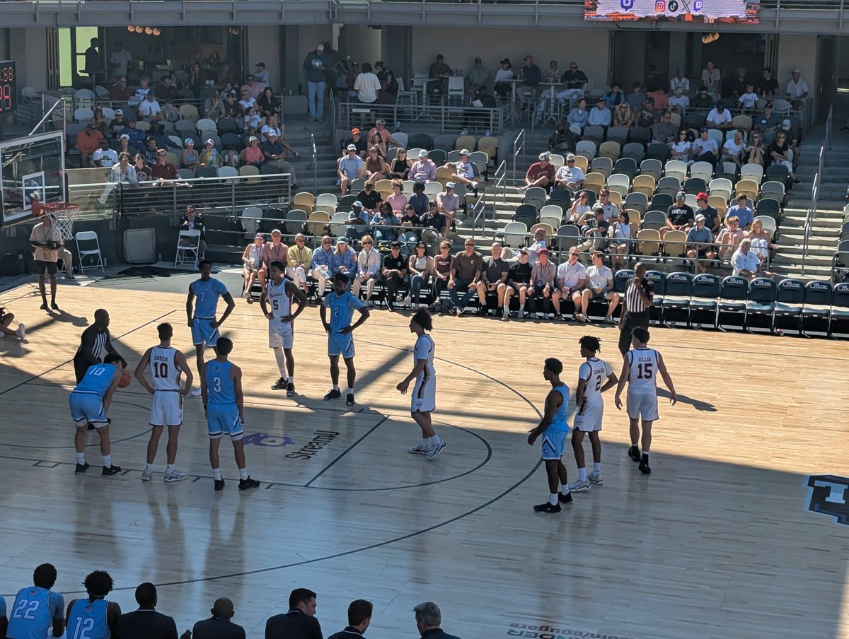 MUSCSportsMed's tweet photo. Great to see 2 of our affiliations playing each other @CofCBasketball vs @CitadelHoops at @CreditOneStad we have a number of our @MUSChealth team here coveting 4 #AthleticTrainers and 3 #SportsMedDocs hope they don't have to work too hard https://t.co/67KpvW5e2L